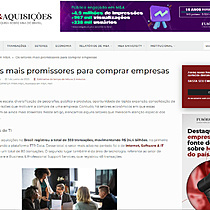 Os setores mais promissores para comprar empresas